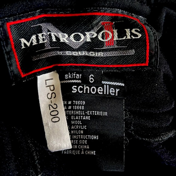 Women’s black Metropolis Couloir schoeller ski pants - Picture 5 of 11